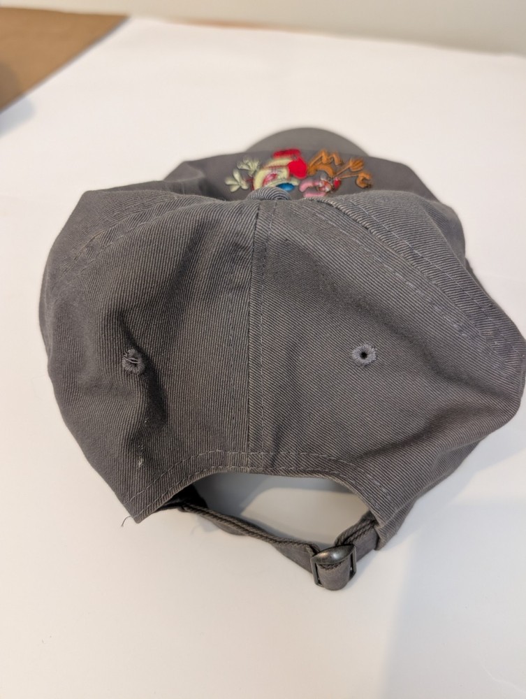 Nickelodeon Ren & Stimpy Gray Adjustable Hat One Size 2017