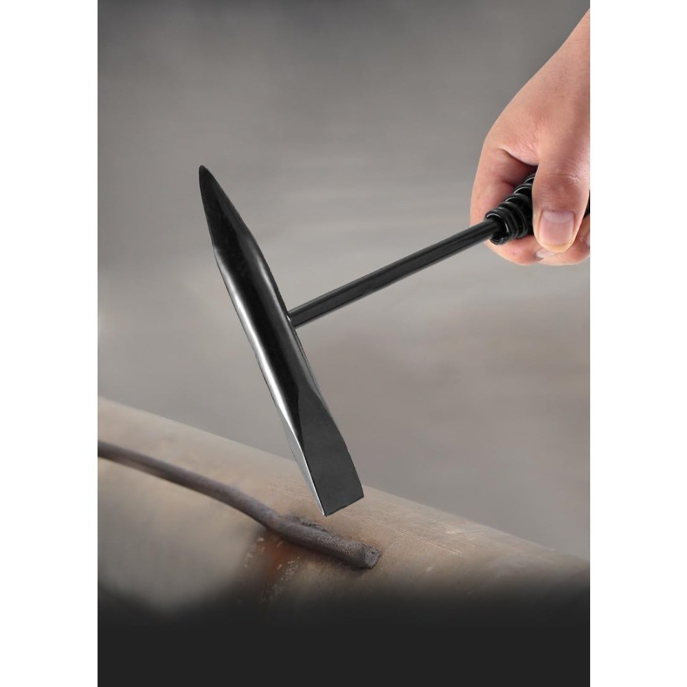 Welding Chipping Hammer with Coil Spring Handle Cone Vertical Chisel for Slag