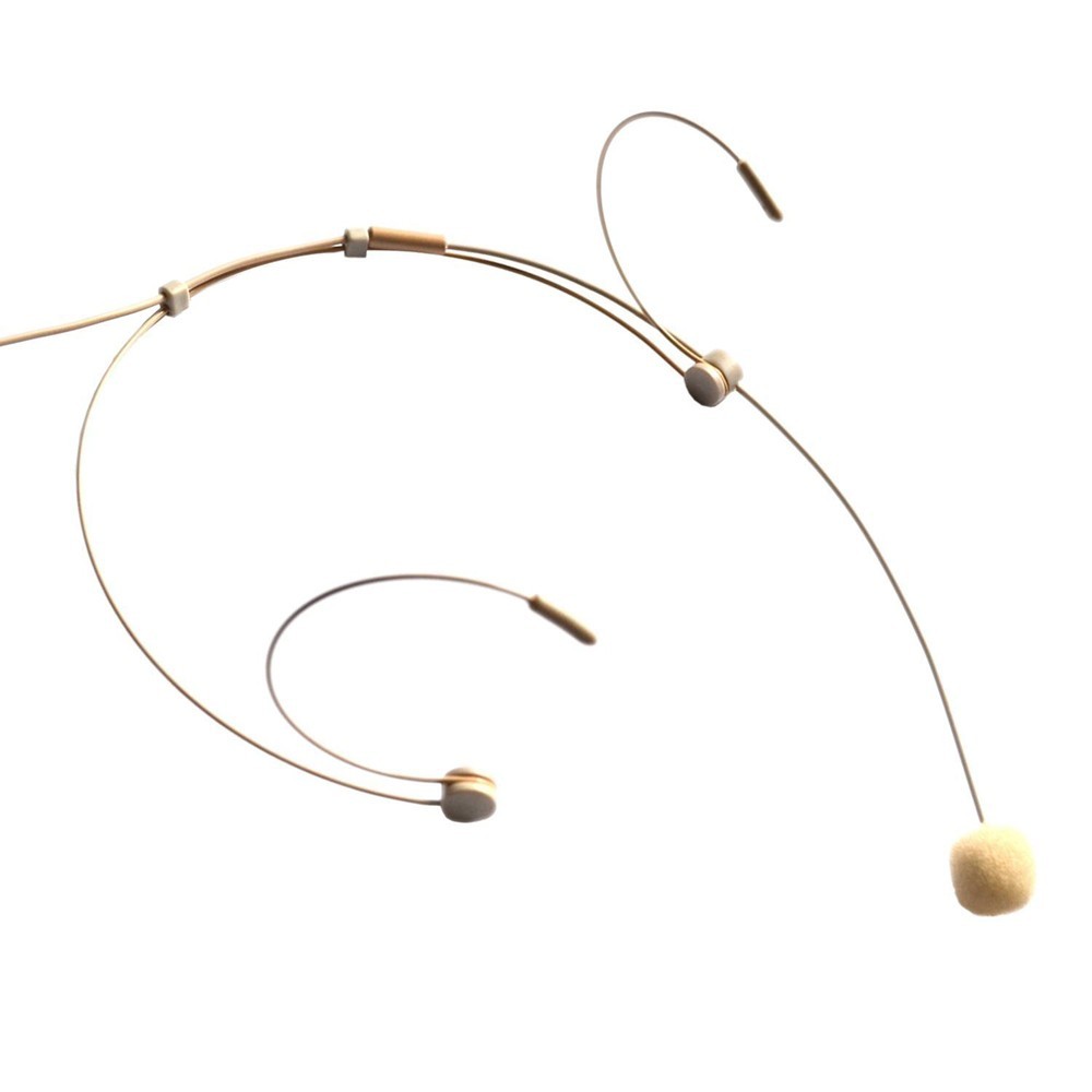 Beige Headset Microphone fits Audio-Technica Wireless Bodypack Transmitter