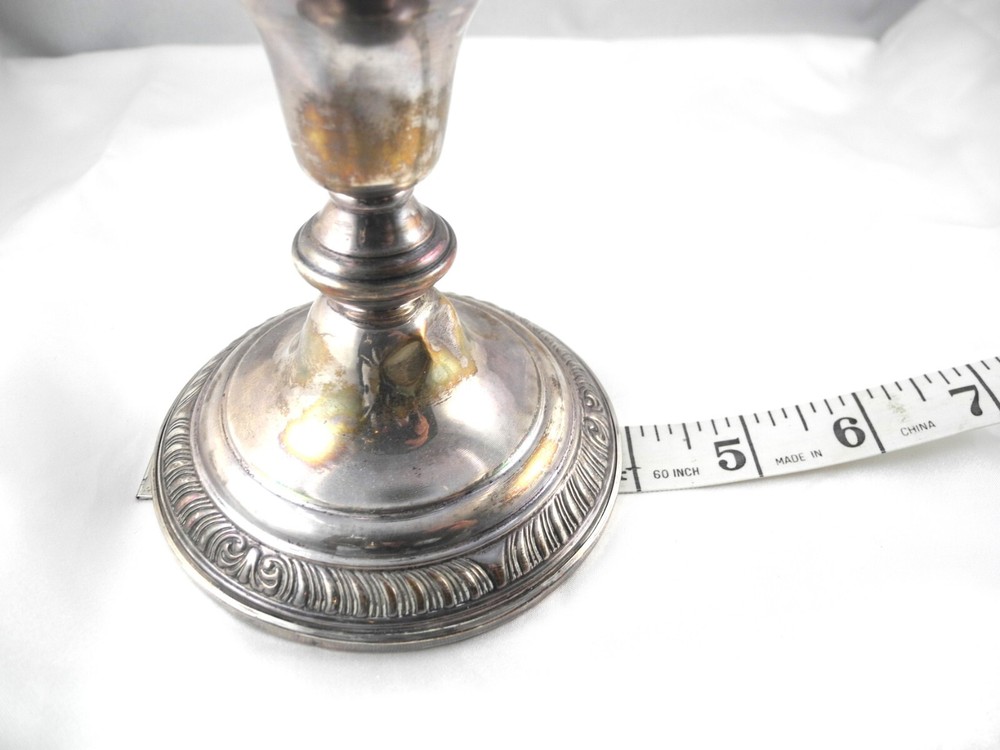 Frank M. Whiting & Co. Sterling Silver and Crystal Candy Dish 2155