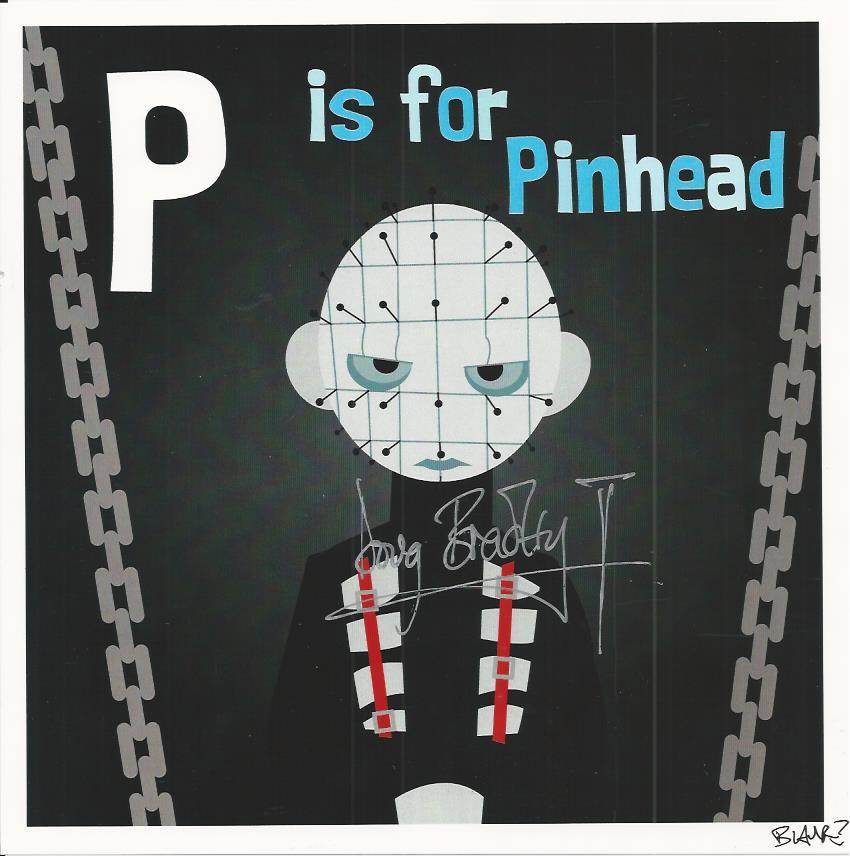 Doug Bradley - Hellraiser signed artprint