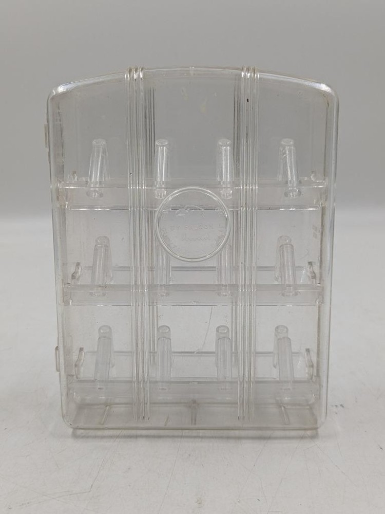 Falcon Plastic 1950s Lazy Beth Case or Box for 24 Thread Spools Sewing Quilting