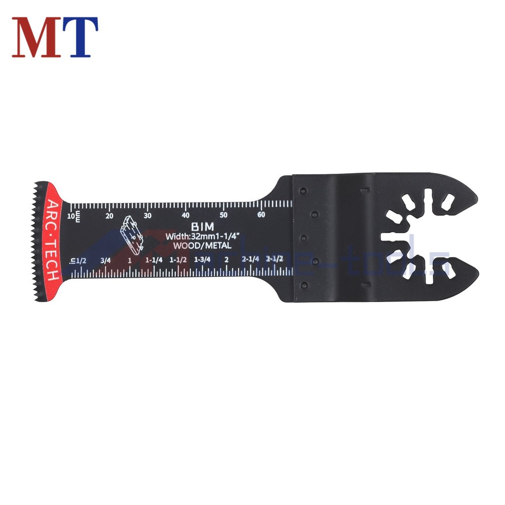 20 PACK Extra Long Titanium Oscillating Tool Blades & Curved Edge Blades