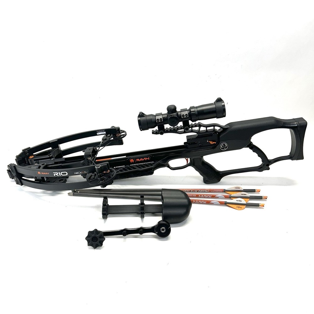Ravin R10 Crossbow Package - Black *NEW STRING AND CABLES*