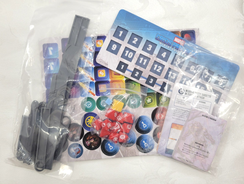 Marvel Crisis Protocol: Missions, Tactics, tokens, dice, more X-Men Starter Set