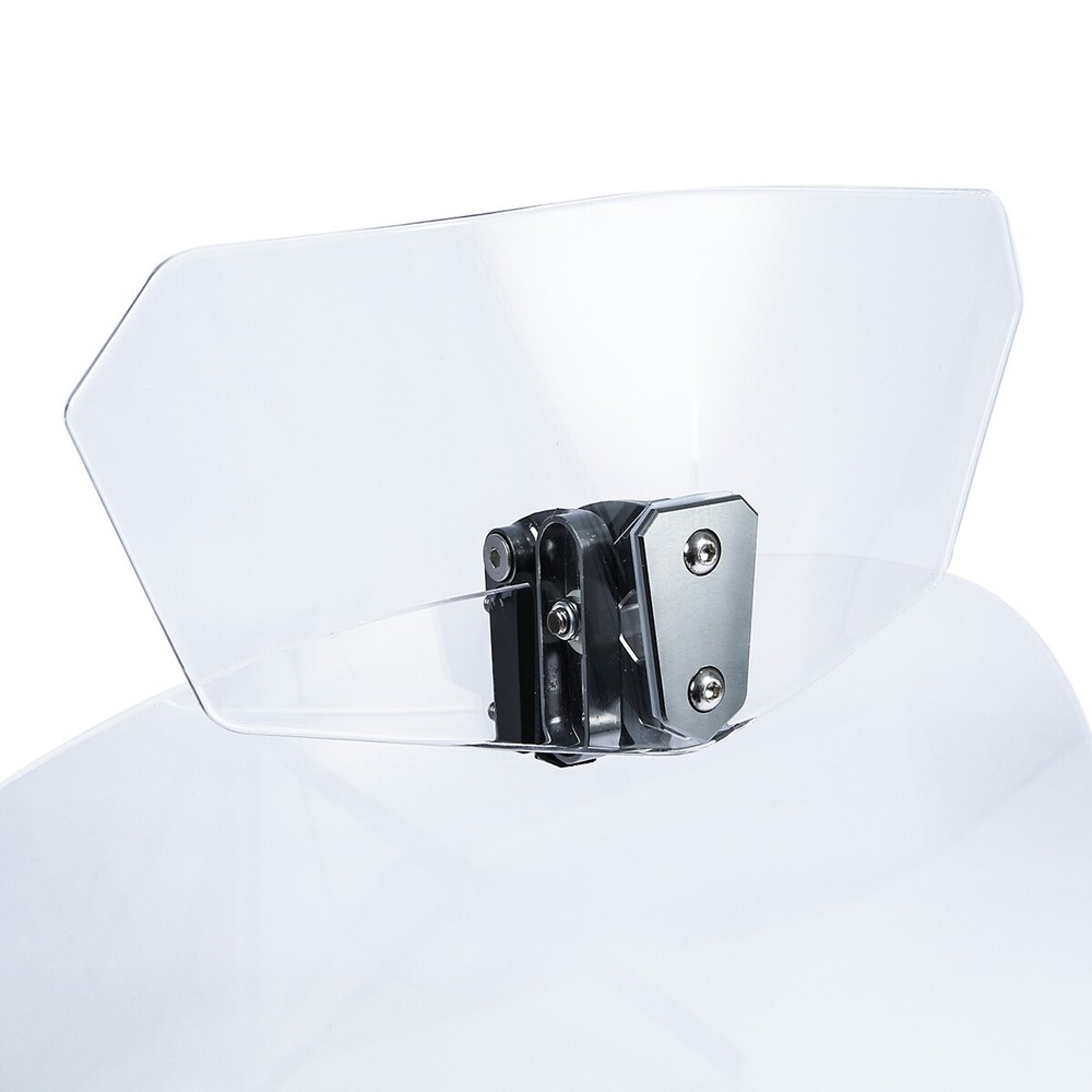 Adjustable Clip On Windshield Extension Spoiler Wind Deflector Fit For Motor