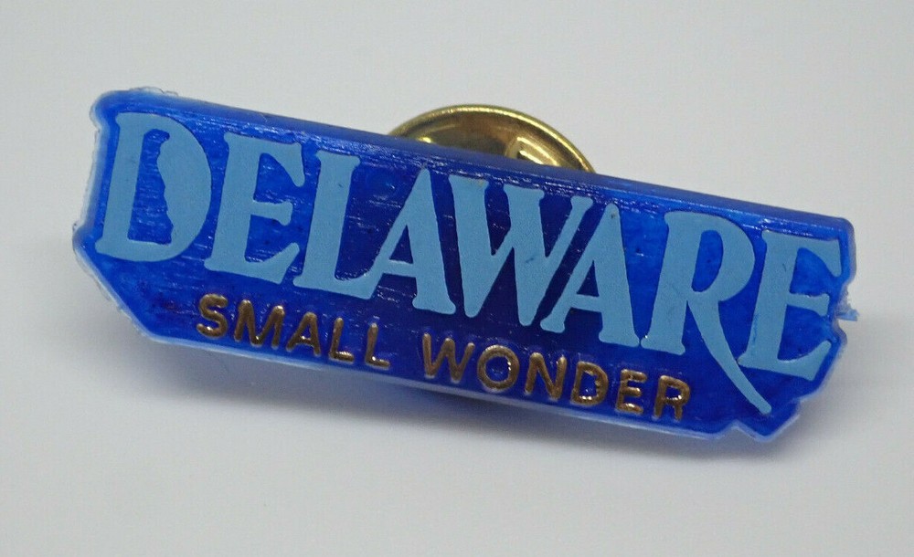 Delaware Small Wonder Vintage Lapel Pin