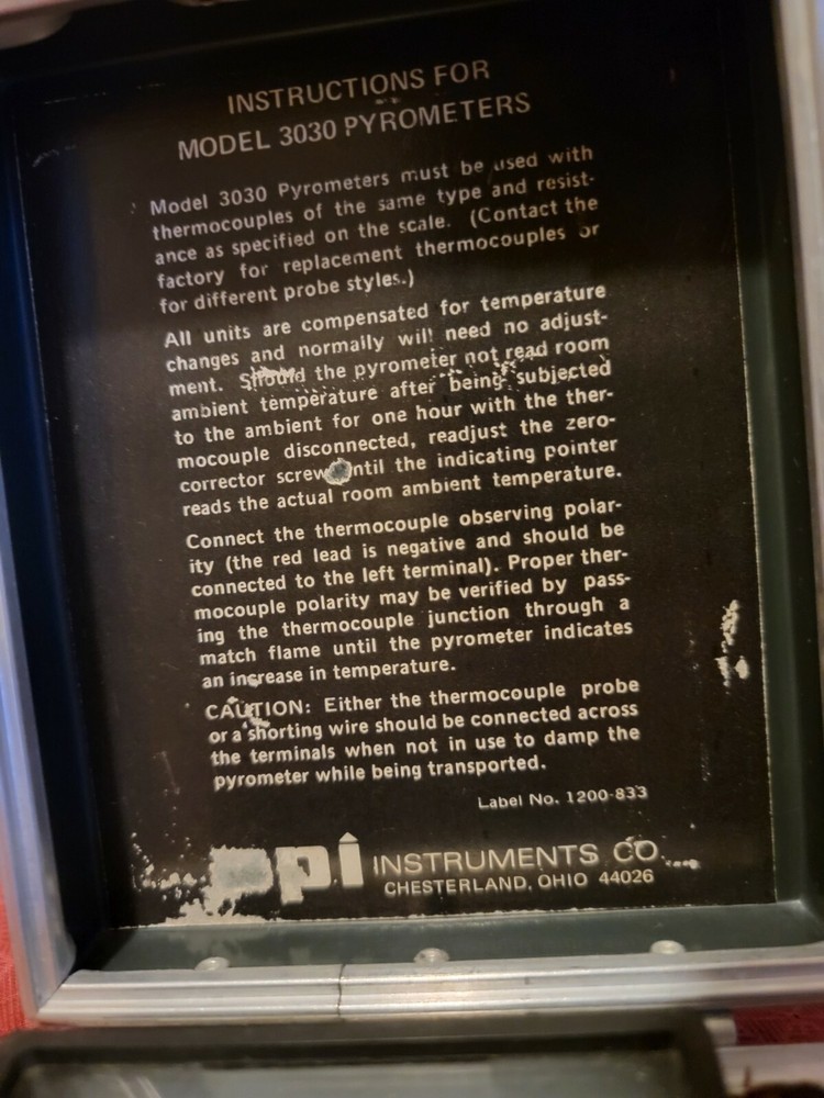 API 3030 Pyrometer