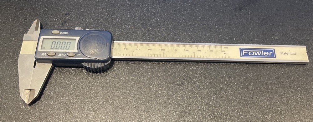 Fowler ABS Digital Caliper 0-6"/150mm