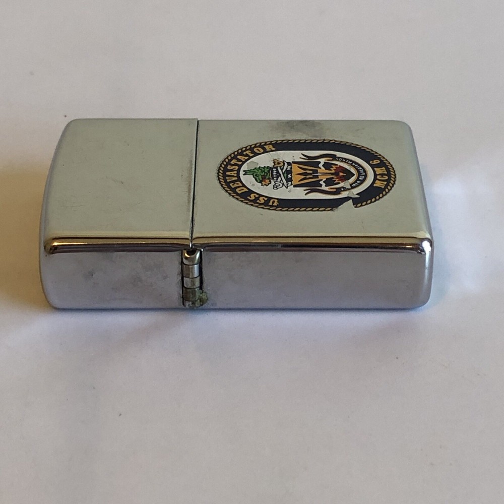 USS DEVASTATOR MCM 6 Zippo Cigarette Lighter