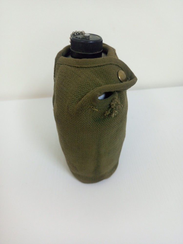 Army Canteen Water Bottle And Cup Set With Case