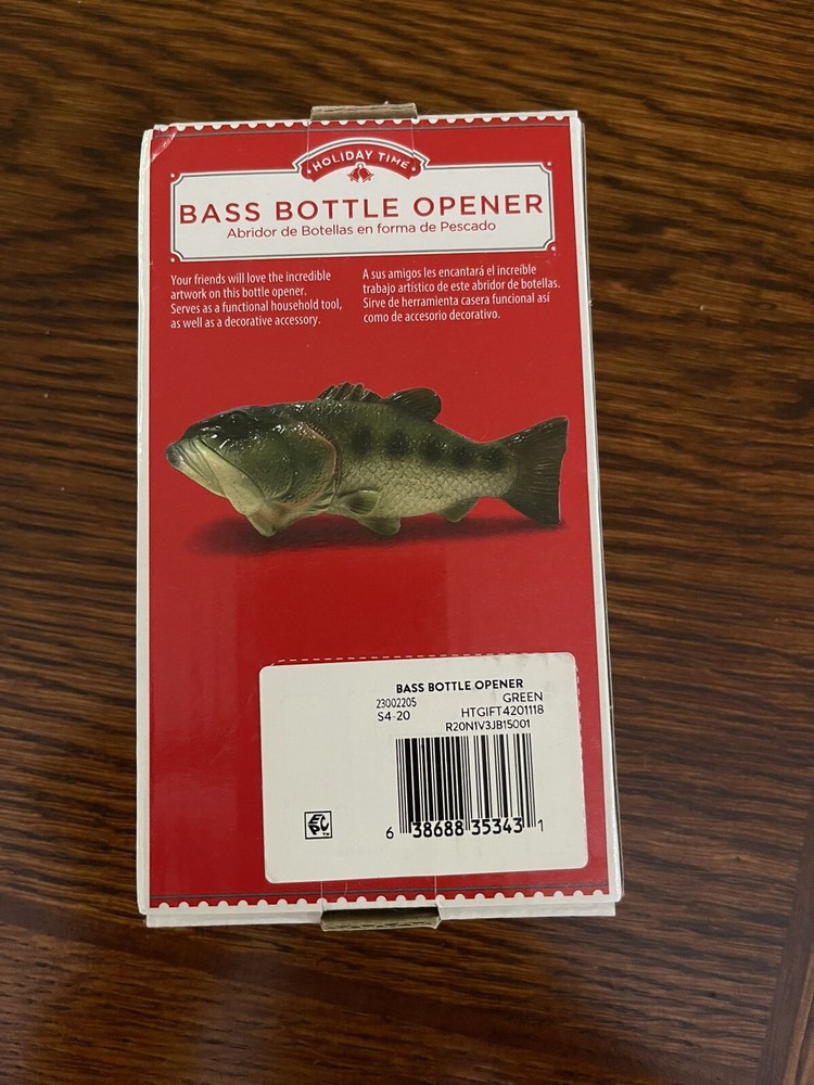 Bass Fish Bottle Opener