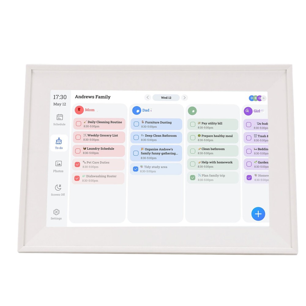 4-Interactive Digital Calendar Smart Family Planner For Home Use