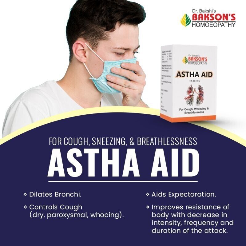 Bakson Homeopathy Astha Aid Tablet (75tab)