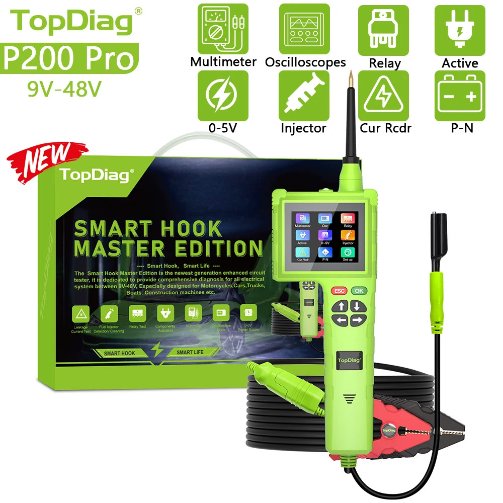 Circuit System Tester 9V-48V Power Probe Car Leakage Detection Diagnostic Tool