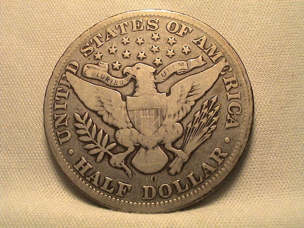 1898-O Silver Barber Half Dollar