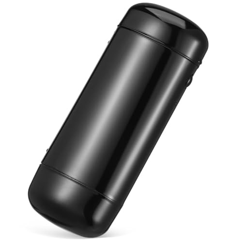 Metal Eyeglasses Case Side Button Closure Compact Hard Shell Sunglass Holder