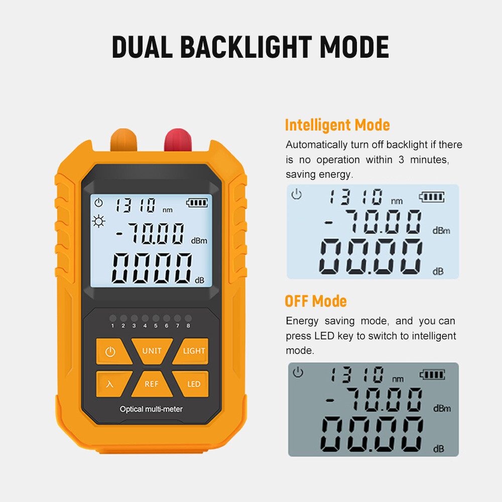 Handed Digital Optical Meter Network Cable Test W/ 5km Red Light O7U2