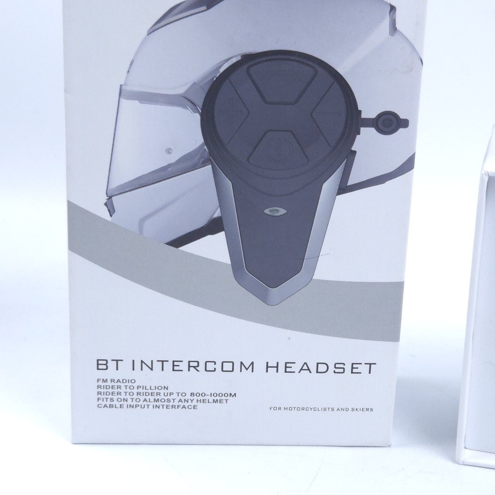 Helmet Bluetooth Headset, BT-S3 Motorcycle Bluetooth Intercom Headset