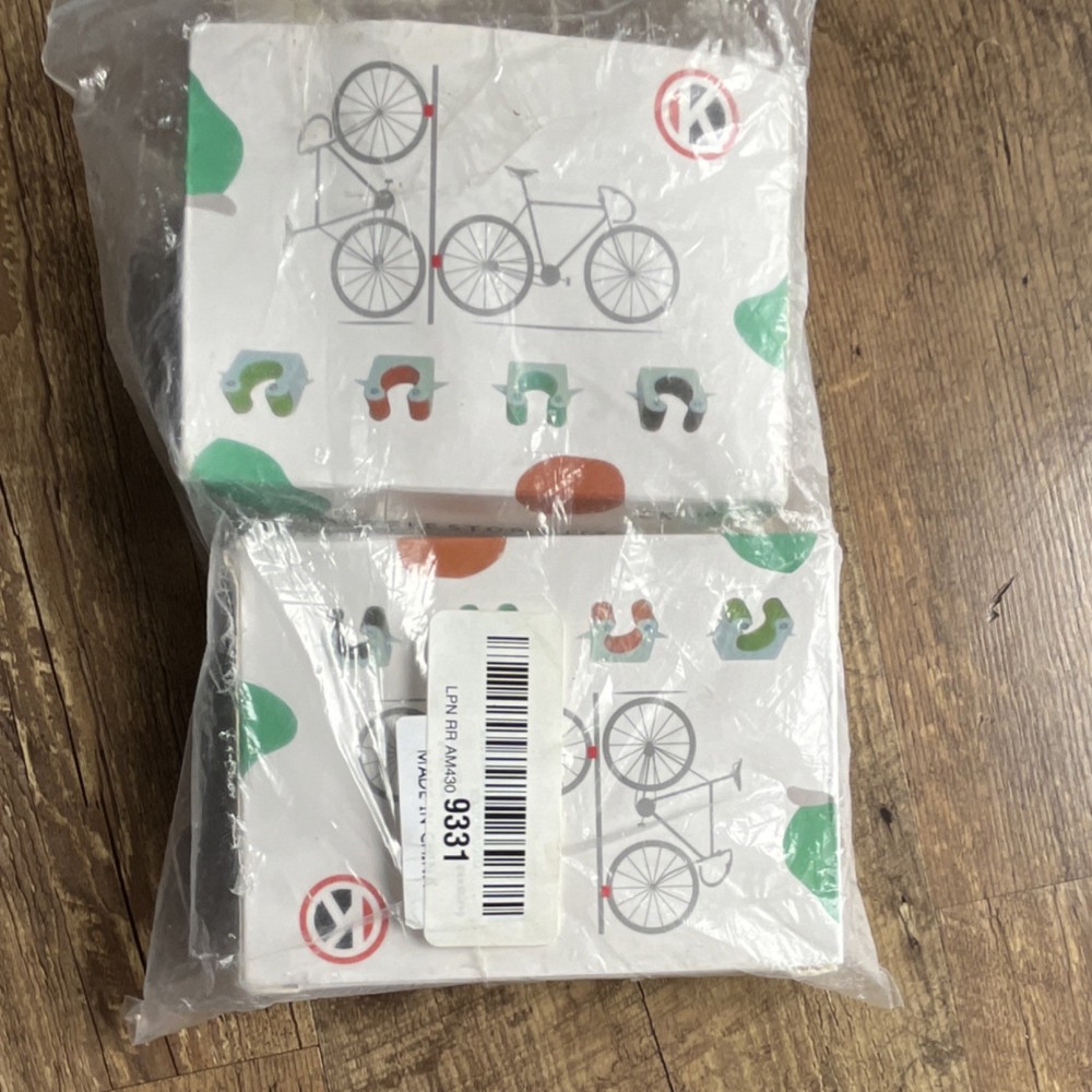 Bike Stand Floor Mount for 2 Bikes Multicolor Storage Accessory