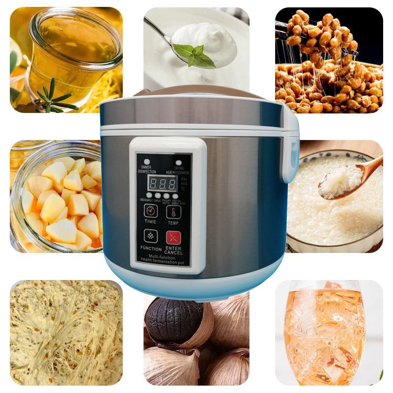 5L Multi-functional Health Fermentation Pot 110V Black Garlic Yogurt Natto