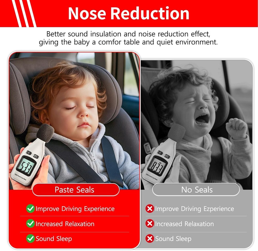 Truck Tonneau Cover Seal - Durable Rubber Tailgate 16 FT/5 meters Car, RV & Truc