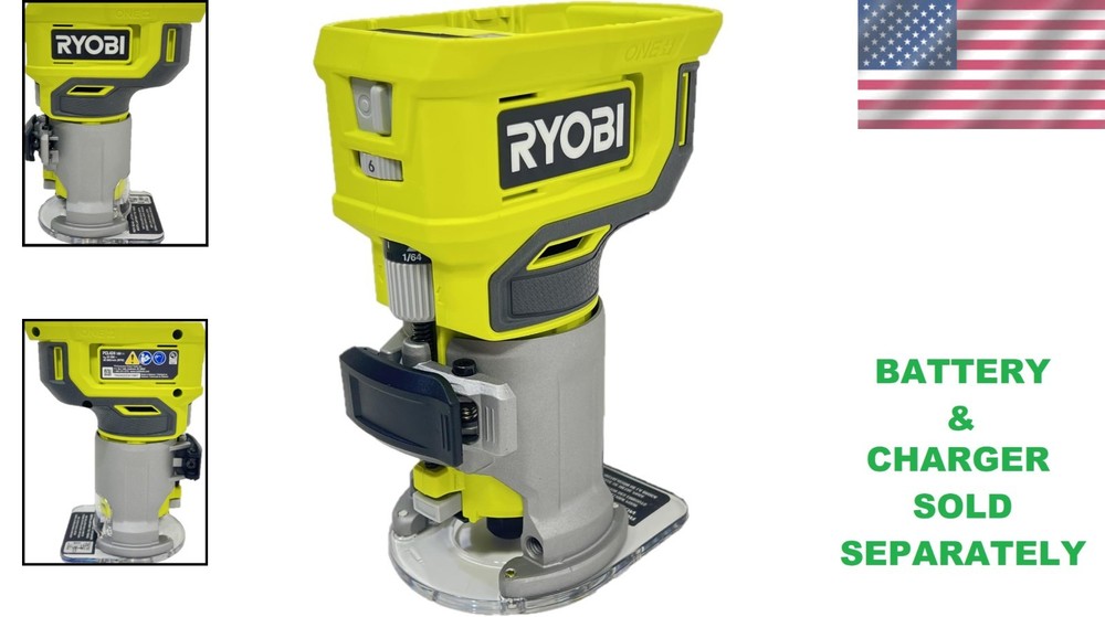 Fixed Base Router Tool - 18V Battery Operated