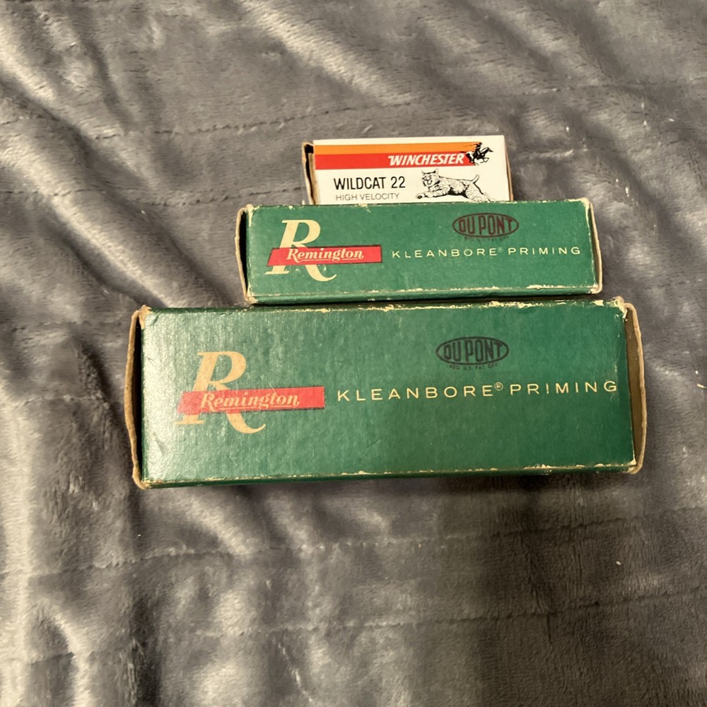 Empty Vintage Ammo Boxes Display Only