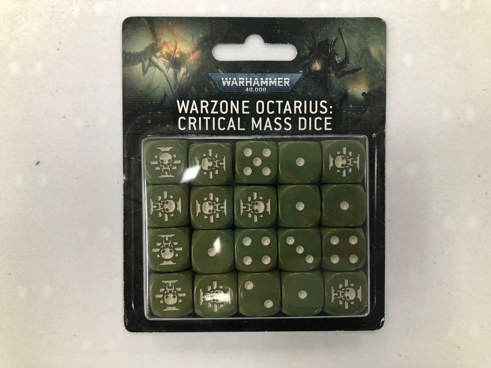 WARHAMMER 40K - WARZONE OCTARIUS: CRITICAL MASS DICE Free shipping OOP