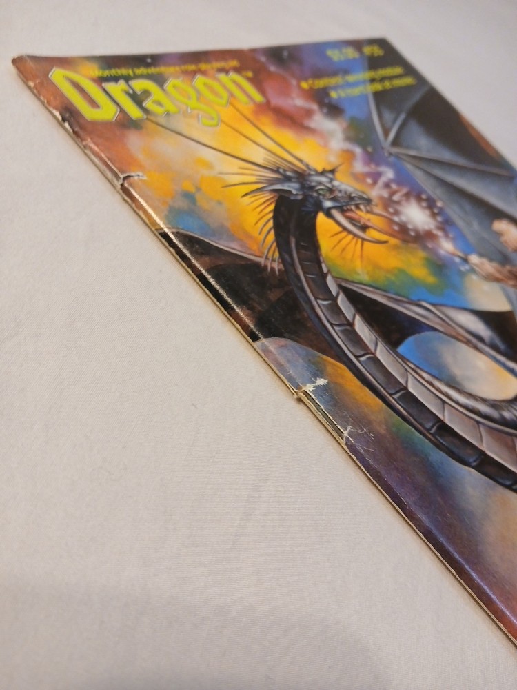 Vintage Dungeons And Dragons Dragon Magazine #53 Module Insert
