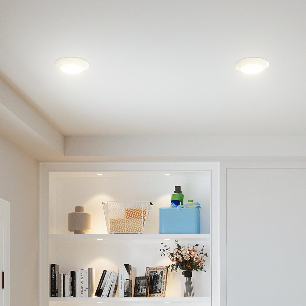Amico 24 Pack 5/6 Inch Led Disk Lights Dimmable Flush Mount Ceiling Disc Lights