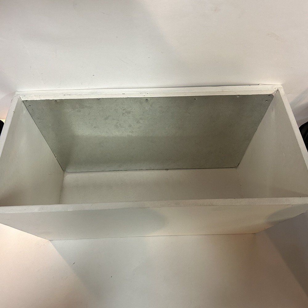 Snowflake White Planter/Gift Basket/ Home Decor- Multiple available