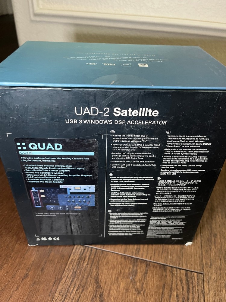 Universal Audio UAD-2 Satellite USB 3 Quad Core DSP Accelerator (for Windows PC)