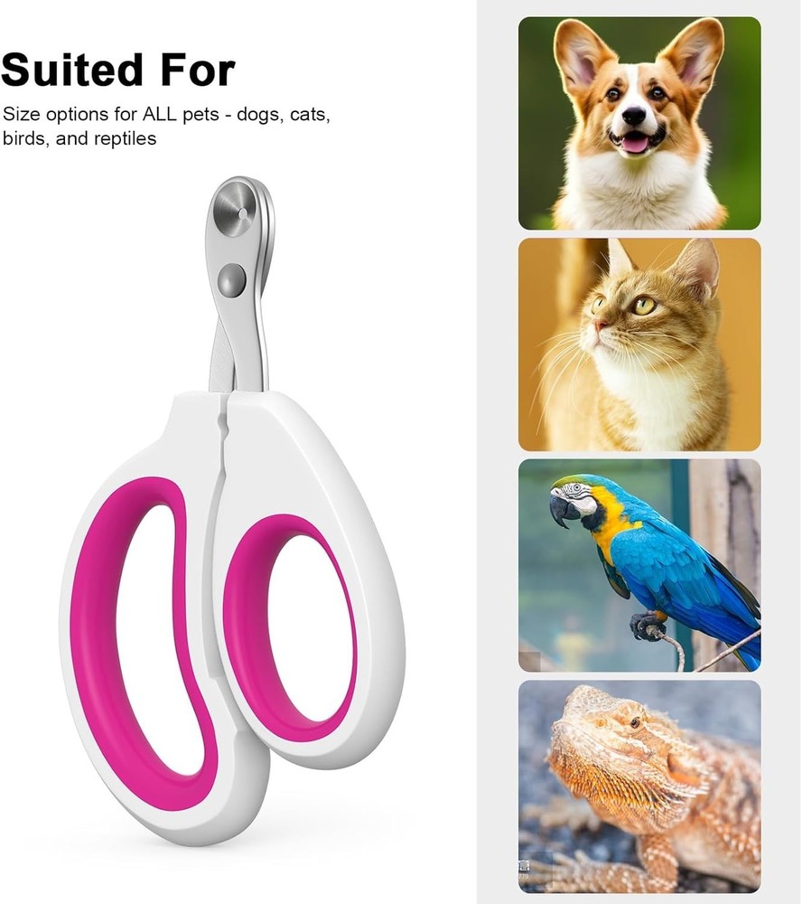 Beginner-Friendly Cat Nail Clipper - Sharp, Durable & Safe for Small Pets