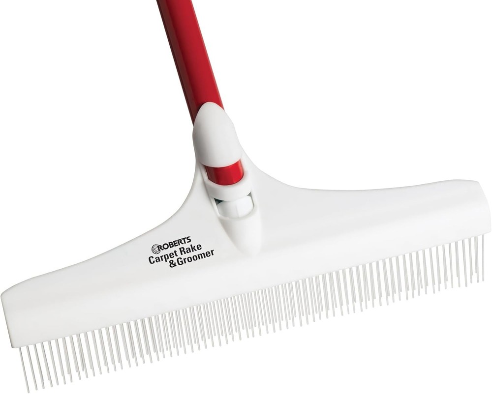 Nylon Bristle Carpet Groomer - 51" Handle