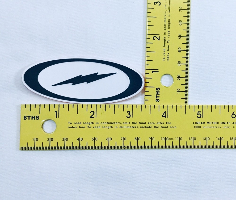 New Storm Bowling Bolt Icon Patch New (Black and White )