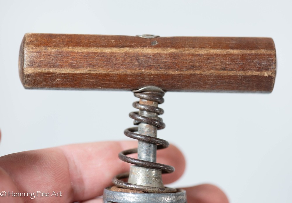 Antique Spring Assisted Corkscrew Hercules Type, 19th Century