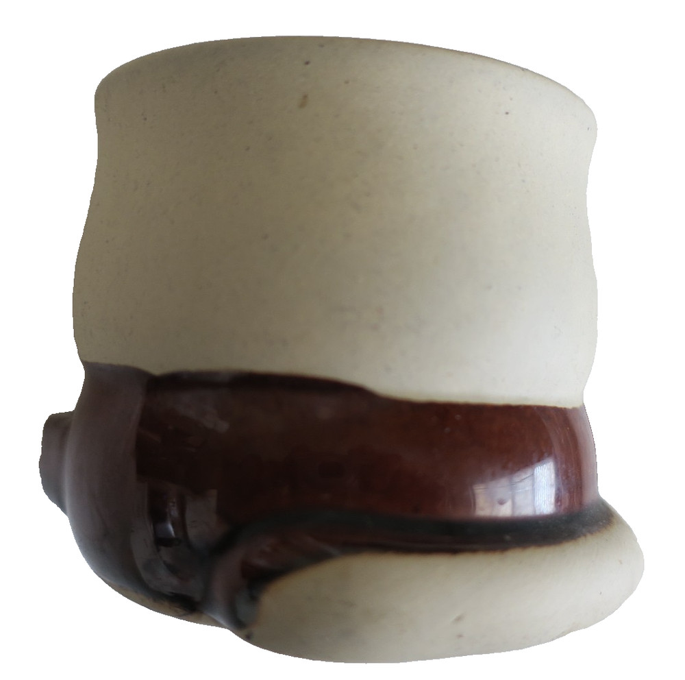 Small Cat Decorative Stoneware Planter 3 3/8" Diameter 3" Height