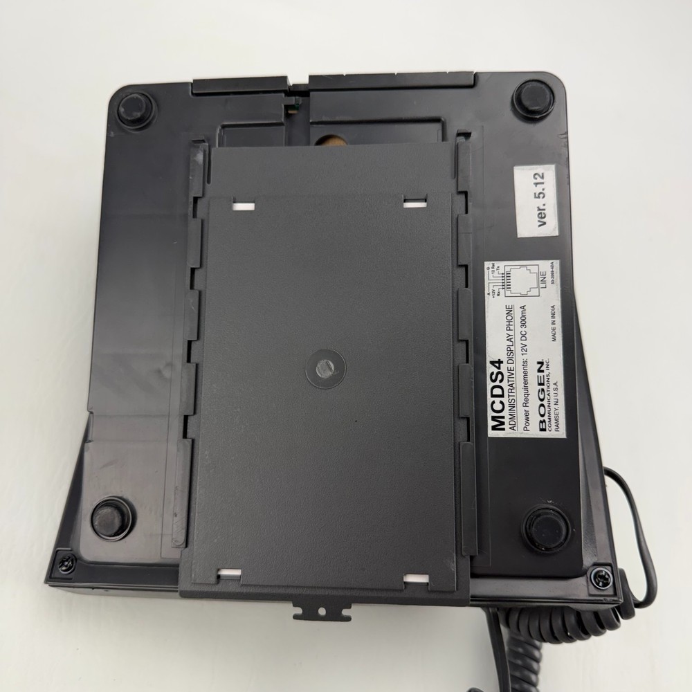 Bogen MCDS4 MC2000 Admin Display Station Intercom Phone System 12V