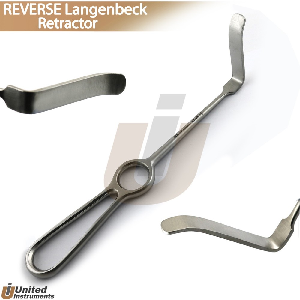 Langenbeck Retractor Reverse Action Bend Upward Surgical Instruments