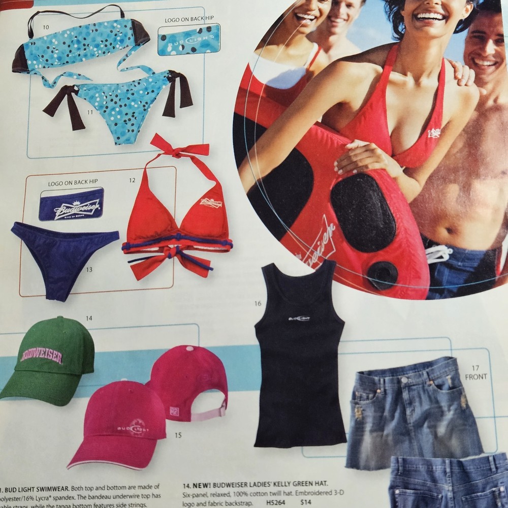 Budweiser Genuine Collection Gift Catalog Summer 2006