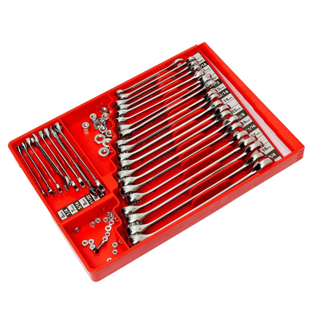 Tool Sorter Wrench Organizer - Red