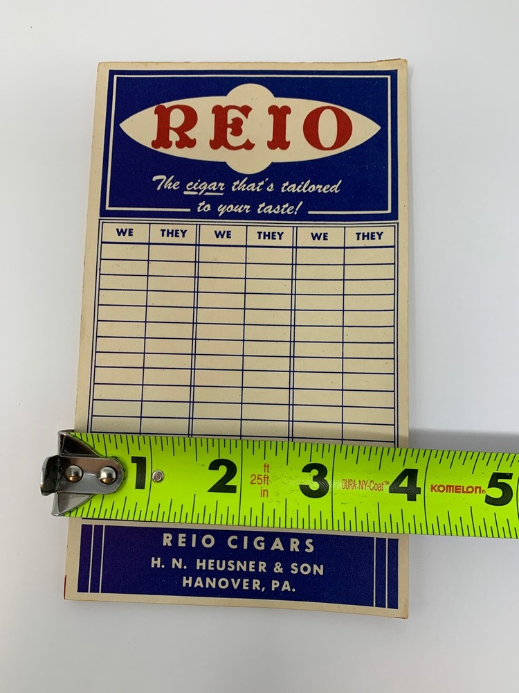 VINTAGE CIGAR ADVERTISEMENT REIO CIGARS NOTEPAD!!