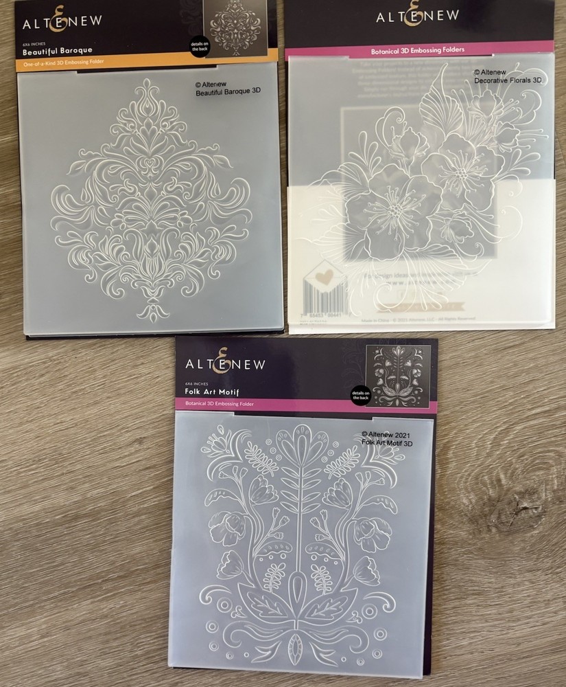 Altenew 3D Embossing Folders