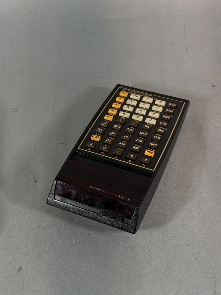 Texas Instruments TI Programmable 59 Calculator Case Master Module Software Card