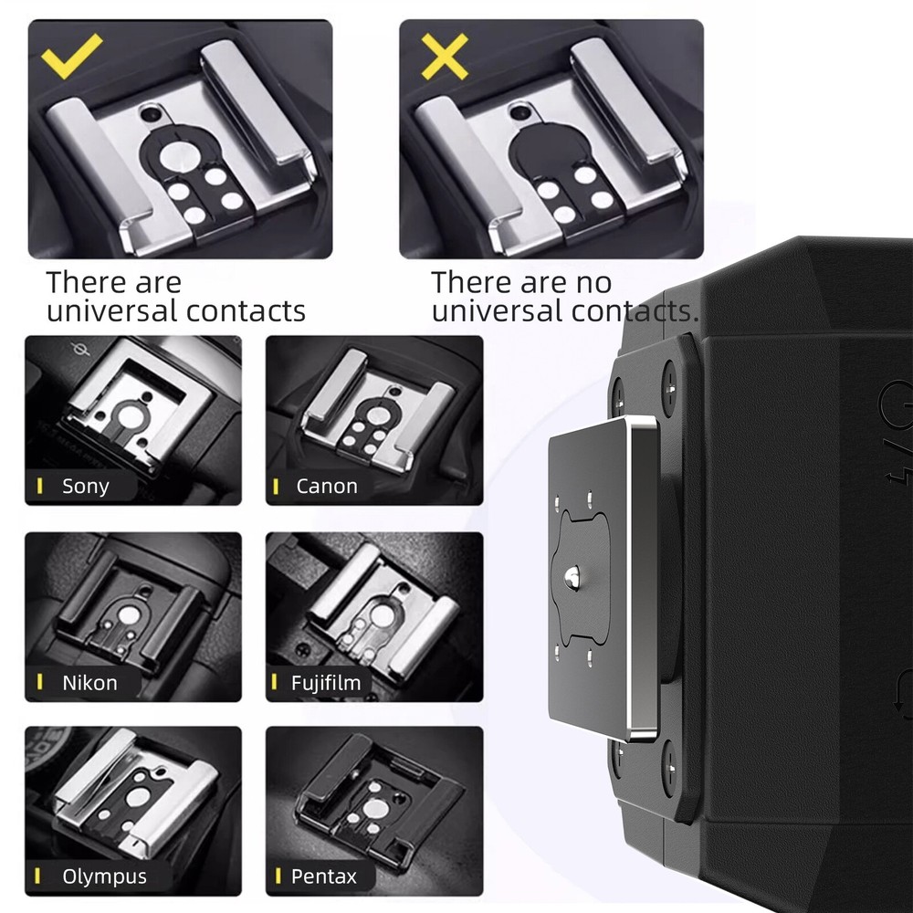 F02 Retro Mini Flash Light Micro Single Camera Portable Photography Fill Light B