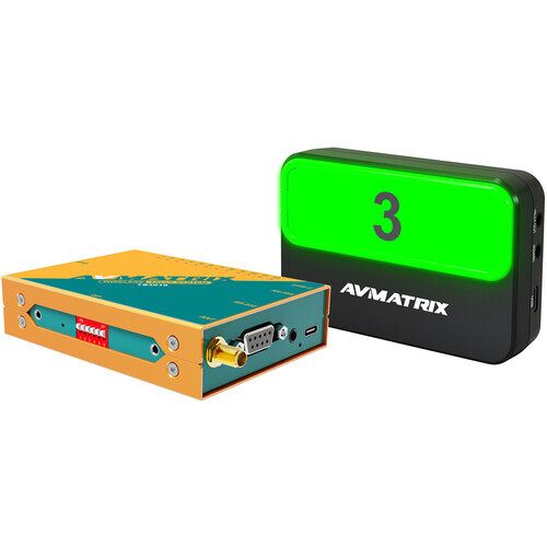 AVMATRIX Wireless Multi-Camera Tally Light System 4 Tally Lamps