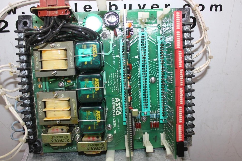 ASCO AUTOMATIC TRANSFER SWITCH CONTROL PANEL JS363-620-2F 208/120V 60 HZ