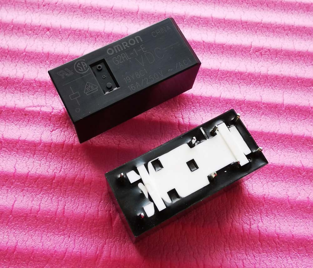 2pcs 12V G2RL-1-E-12VDC 16A 250VAC OMRON Relay 8Pins