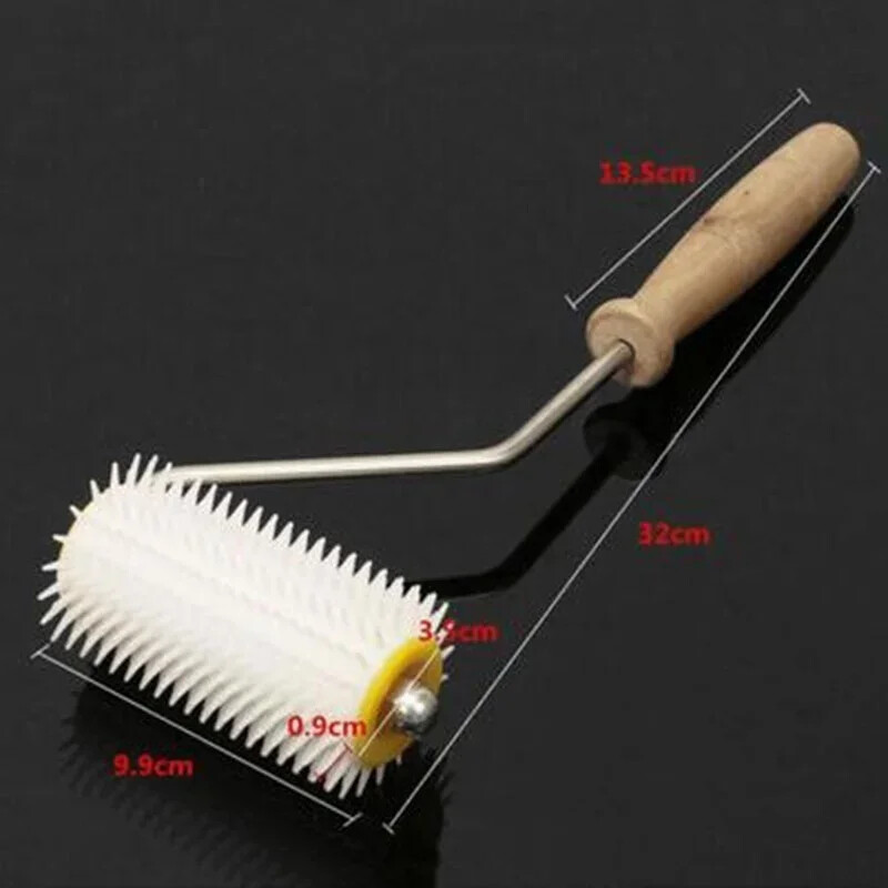 Bee Honey Extracting Uncapping Needle Roller Plastic Beekeeping Comb Tools Kit